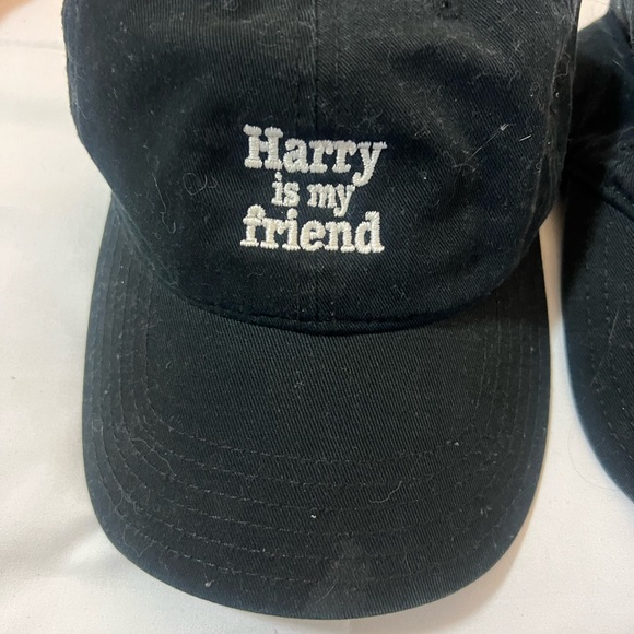 OTTO Accessories - Harry Styles Concert Merch from Love on Tour -Black Cap with White Embroidery